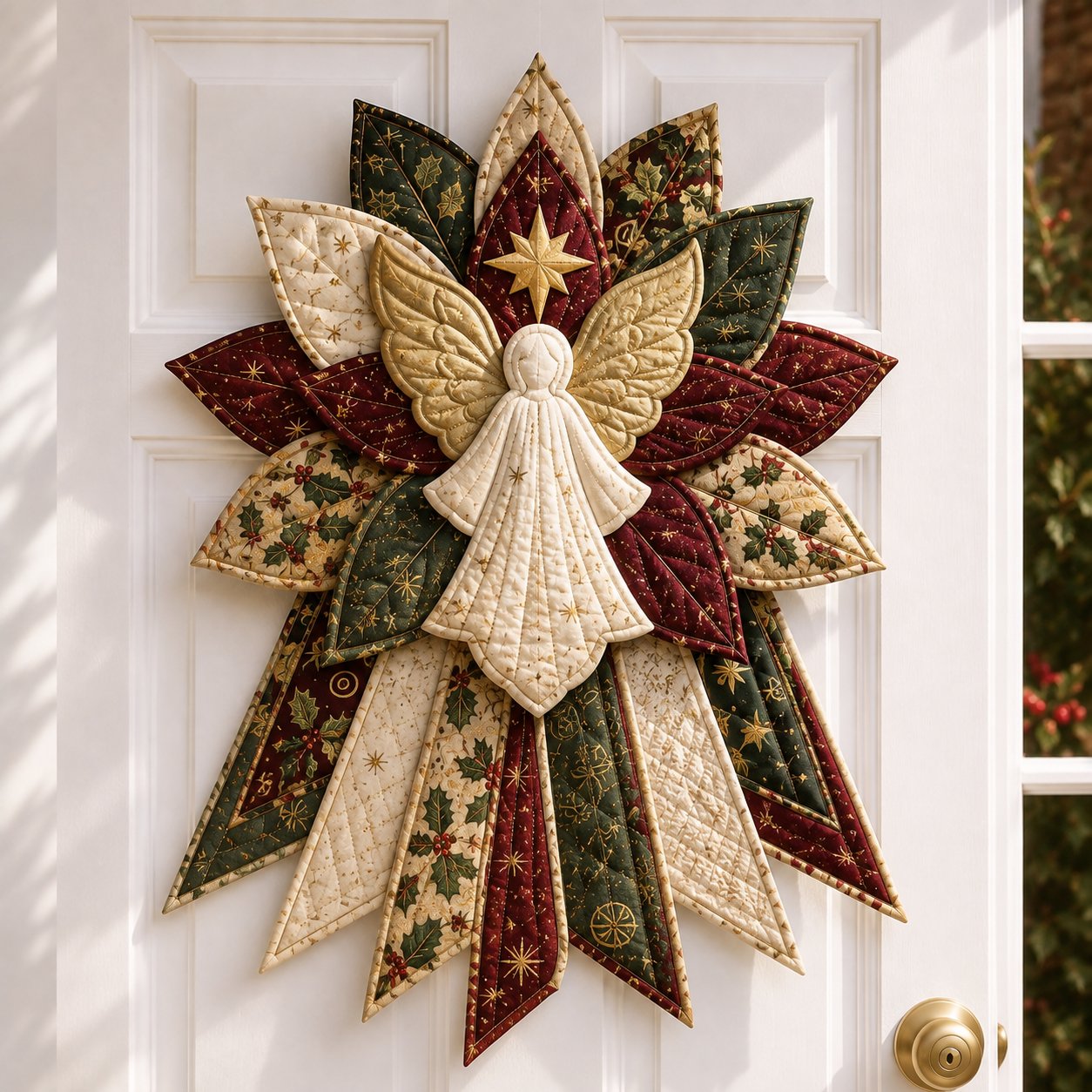 ๐Beginner-Friendly Oversized Christmas Character Quilted Door Hanger Sewing Kit | Complete Kit with All Tools & Step-by-Step Guide Included ๐
