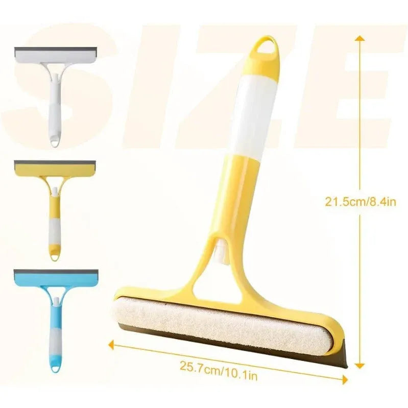 BrightSwipe 3 in 1 Window Squeegee Cleaner with Spray Bottle