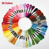 EMBROIDERY THREAD (50 COLORS)