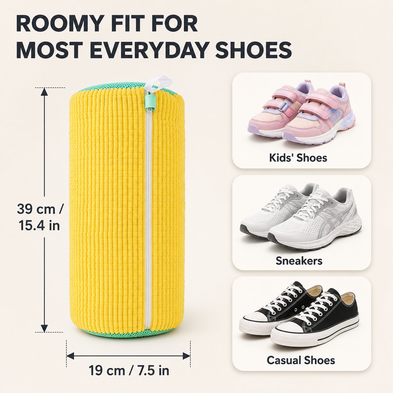 Hot Sale 50% OFF👟2-in-1 Shoe & Laundry Wash Bag👔