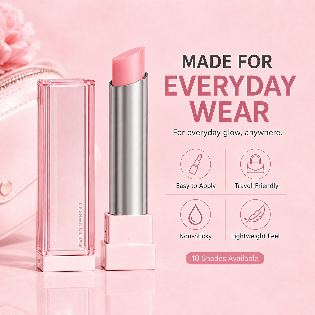 🔥Last Day Buy 1 Get 1 Free|Tidypap GLOW VEIL LIP SHEEN OIL BALM