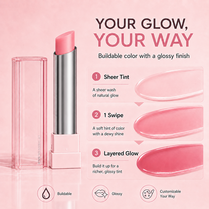 🔥Last Day Buy 1 Get 1 Free|Tidypap GLOW VEIL LIP SHEEN OIL BALM
