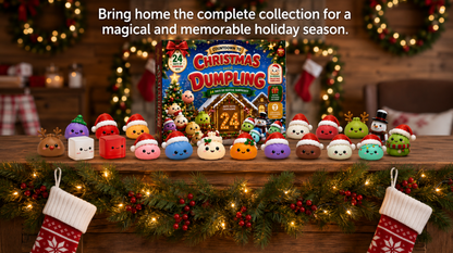 🎅2026 Christmas Squishy Advent Calendar - 24 Days Dumpling Squishies Toys