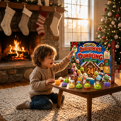 🎅2026 Christmas Squishy Advent Calendar - 24 Days Dumpling Squishies Toys
