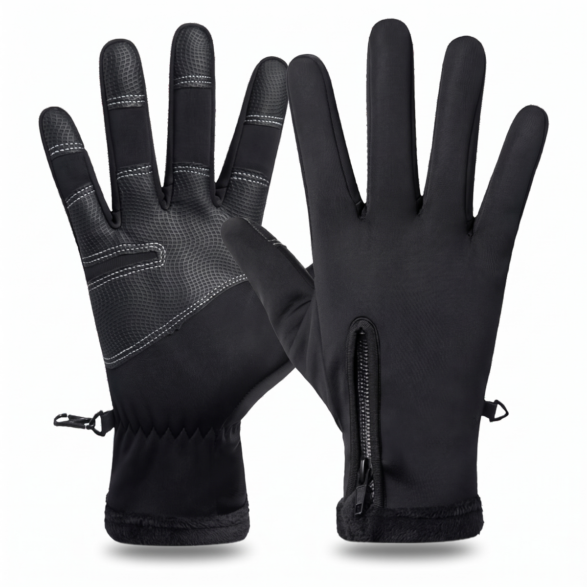 Winter Flip-Top Touchscreen Gloves – Warm, Windproof & Water-Resistant