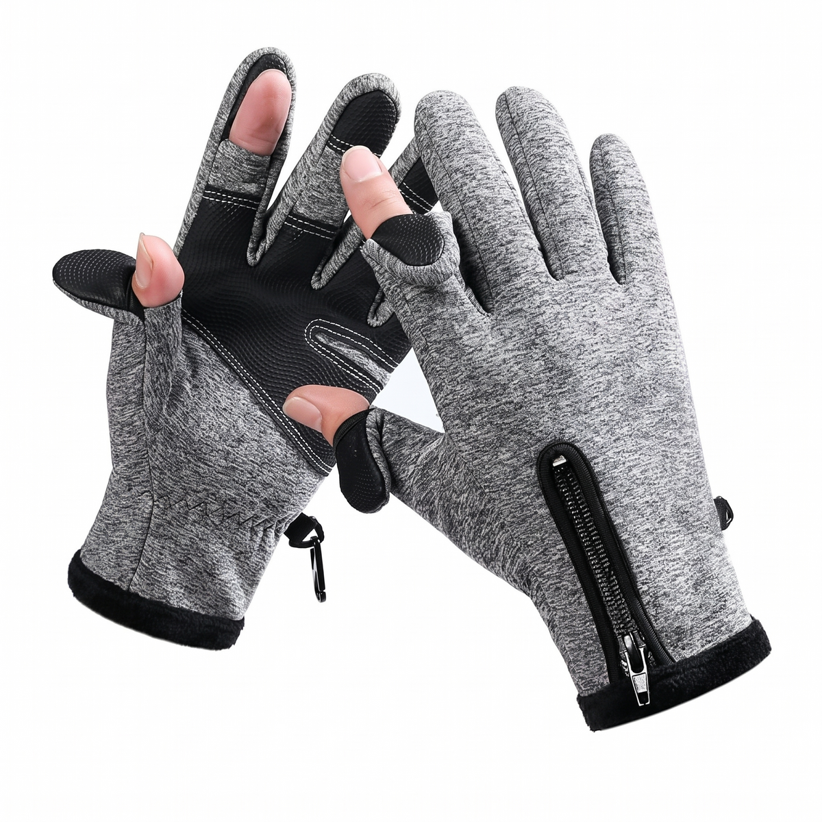 Winter Flip-Top Touchscreen Gloves – Warm, Windproof & Water-Resistant