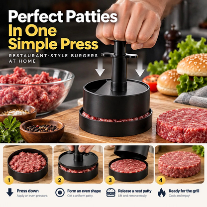 🍔 EasyPress Hamburger Patty Maker
