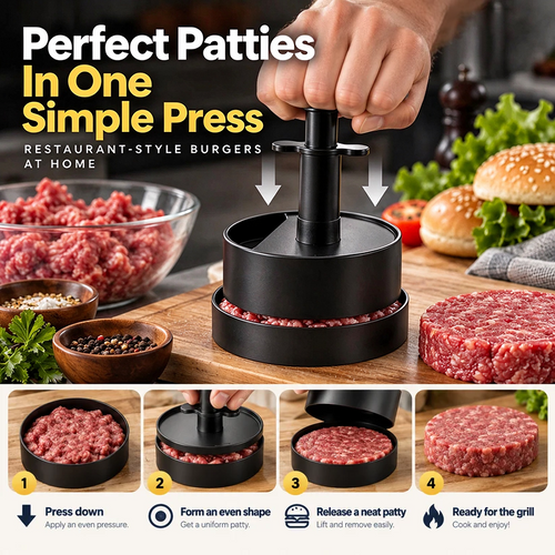 🍔 EasyPress Hamburger Patty Maker