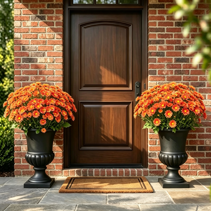 🔥 50% OFF Today Only 🔥 - Artificial Outdoor Mums Flowers - UV resistant, Waterproof, Windproof🌼