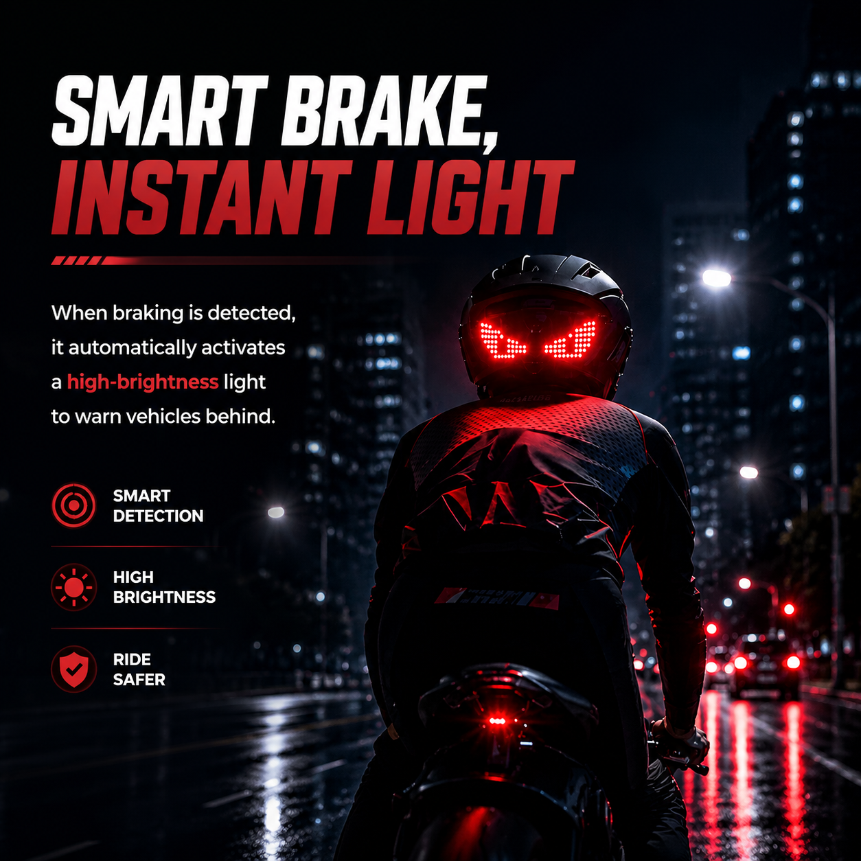 LED Evil Eye Warning Light Ambient Light - D19