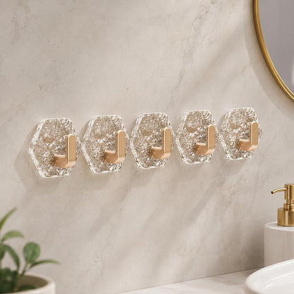 Heavy-Duty Self-Adhesive Hooks – No Drilling, Waterproof & Built to Hold