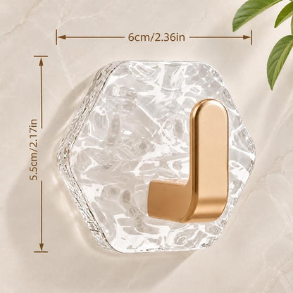 Heavy-Duty Self-Adhesive Hooks – No Drilling, Waterproof & Built to Hold