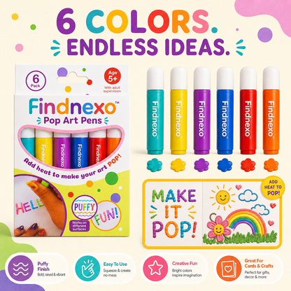 Loveskybee™ 3D Relief Art Pen – Turn Flat Drawings Into Touchable 3D Art