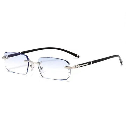❤️‍🔥Metal frameless trimmed high-end reading glasses👓️,imported materials,Limited-time sale 50% Off