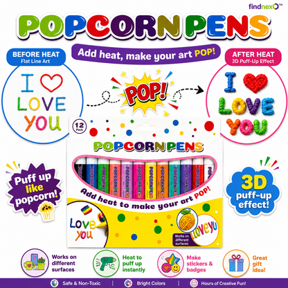 Loveskybee™ 3D Relief Art Pen – Turn Flat Drawings Into Touchable 3D Art
