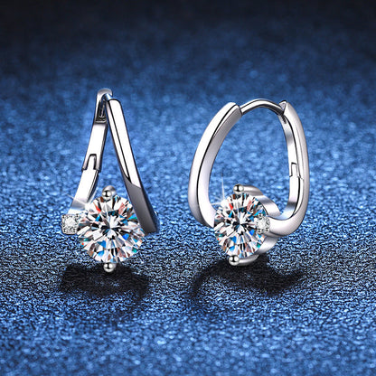 Korean-style new geometric micro-set cubic zirconia ear studs, unique design, fashionable and elegant, minimalist and versatile women's earrings