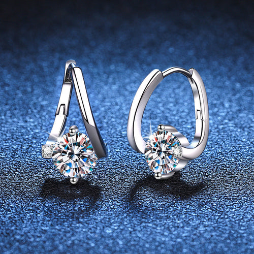 Korean-style new geometric micro-set cubic zirconia ear studs, unique design, fashionable and elegant, minimalist and versatile women's earrings