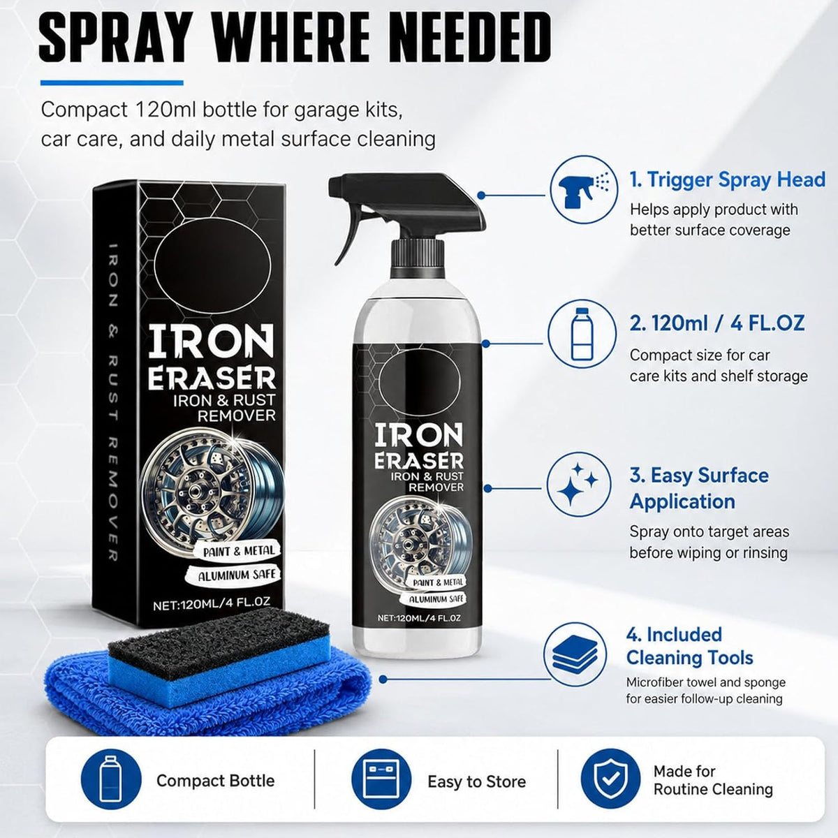 Professional Car Iron Eraser - Deep Clean & Protect 🛡️