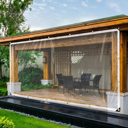 🔥LAST DAY 51% OFF - 🌧️ RainShield Pro™ Transparent Waterproof Tarp – Heavy-Duty Outdoor Cover with Secure Grommets
