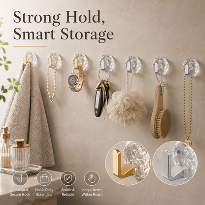 🔥Last Chance 10PCS Modern Hexagon Adhesive Hooks