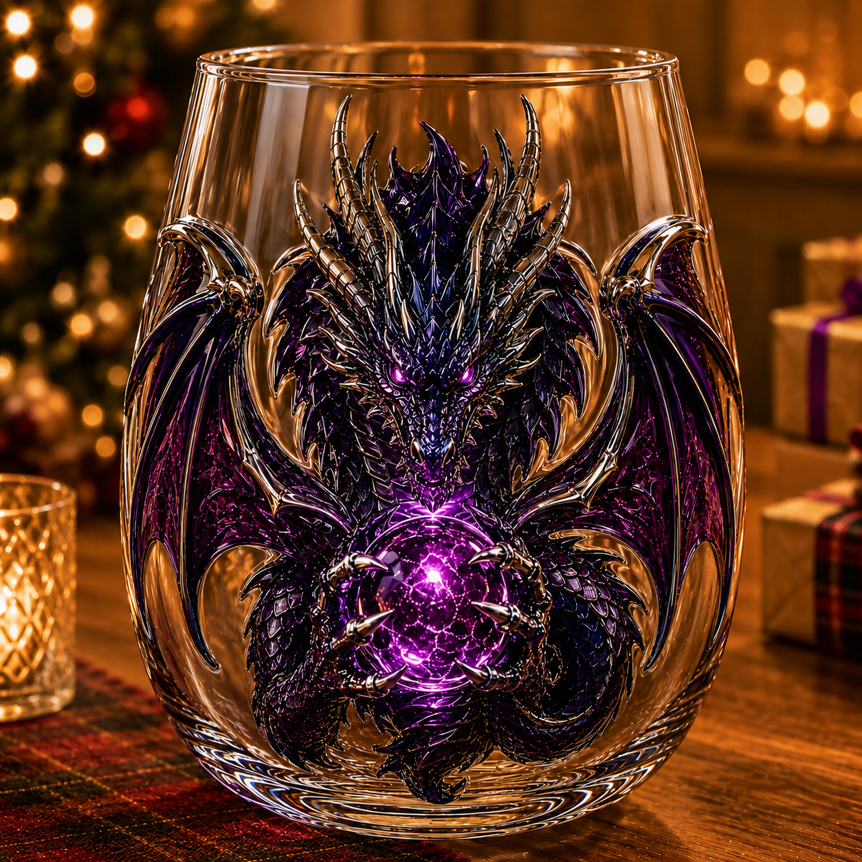 🐉✨ 3D Mythic Dragon Glass Art Cup | Luxury Raised Fantasy Glassware for Whiskey, Home Bar Decor & Legendary Gifts 🎁