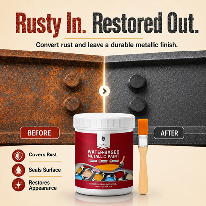 ⌛Time‑Limited Special⏰Rust ConverterMetallic Paint – One coatstops rust, no sanding, no fumes. 🔨🛡️