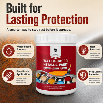 ⌛Time‑Limited Special⏰Rust ConverterMetallic Paint – One coatstops rust, no sanding, no fumes. 🔨🛡️