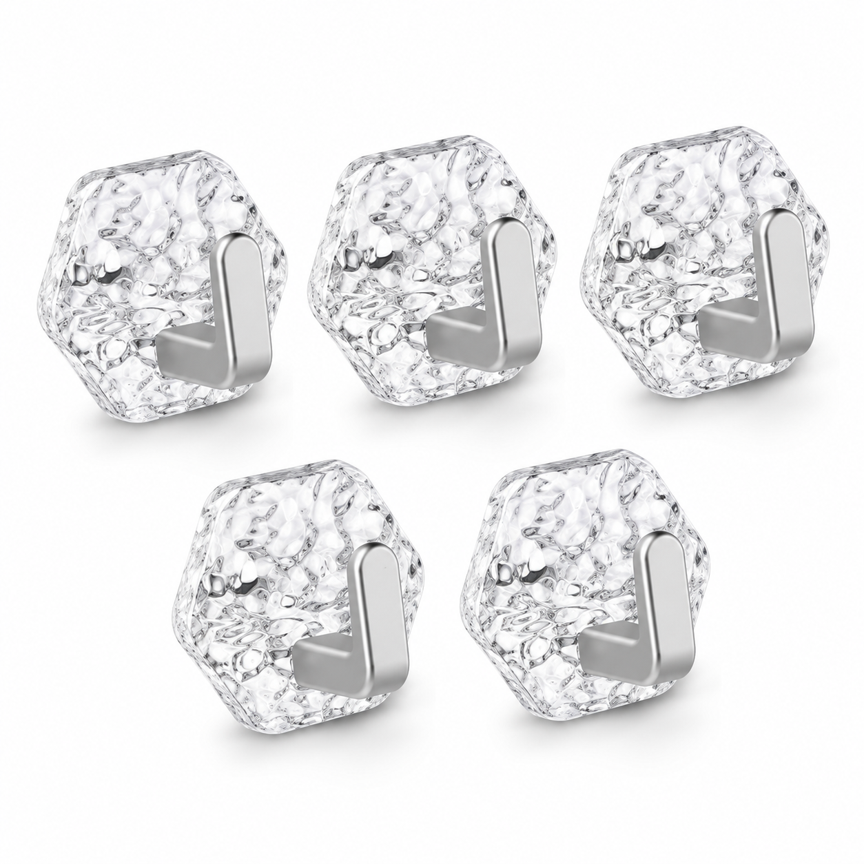 🔥Last Chance 10PCS Modern Hexagon Adhesive Hooks