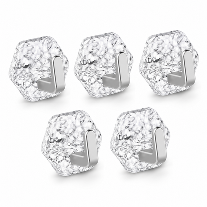 🔥Last Chance 10PCS Modern Hexagon Adhesive Hooks