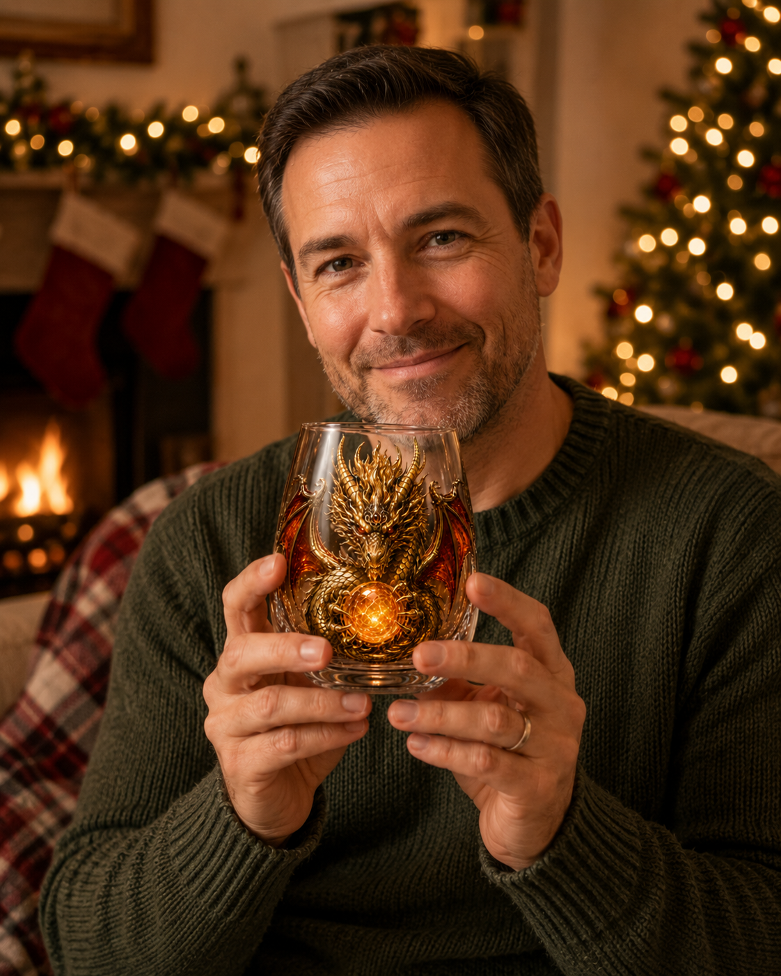🐉✨ 3D Mythic Dragon Glass Art Cup | Luxury Raised Fantasy Glassware for Whiskey, Home Bar Decor & Legendary Gifts 🎁