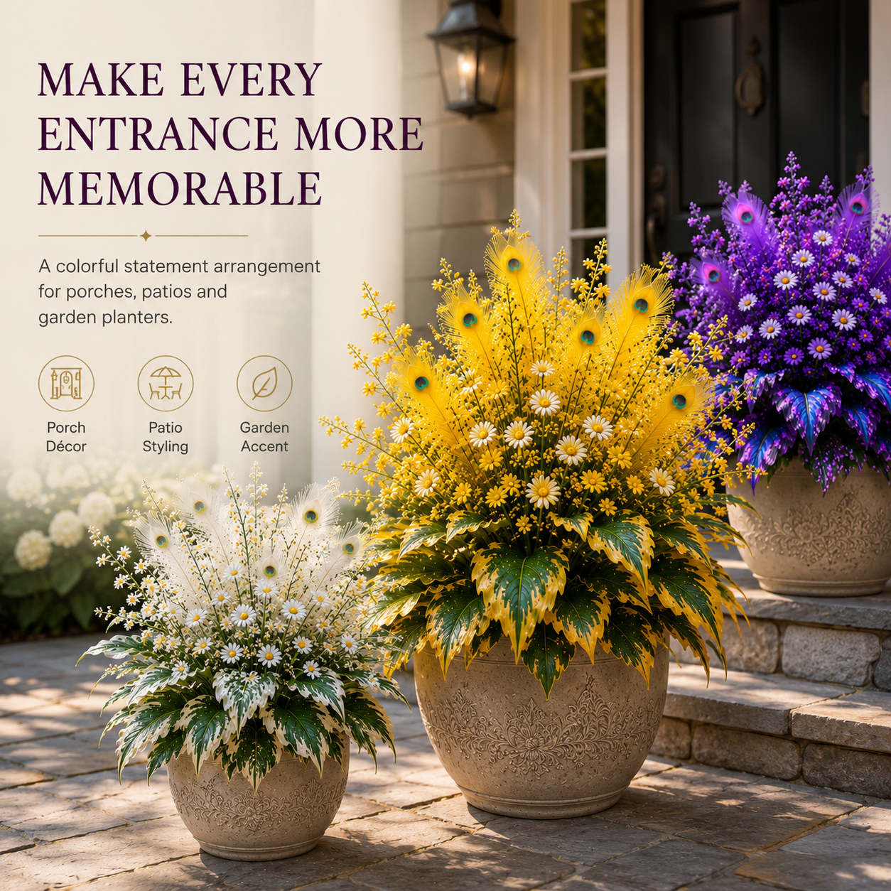 🌿🔥 Peacock Flame Hosta Bulbs – Vibrant Multicolor Foliage for Gardens, Patios & Planters 🦚