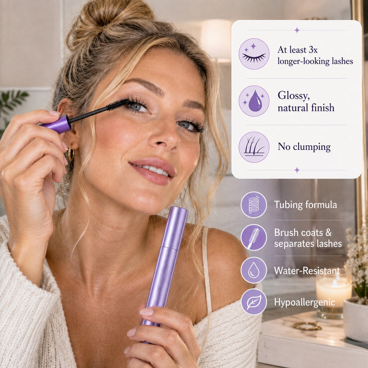 Tubing Mascara for Mature Lashes