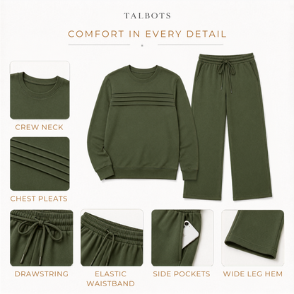 🔥 LAST DAY BLACK FRIDAY — 50% OFF ✨TALBOTS Women’s Crew Neck Lounge Set