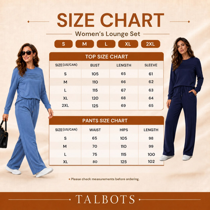 🔥 LAST DAY BLACK FRIDAY — 50% OFF ✨TALBOTS Women’s Crew Neck Lounge Set