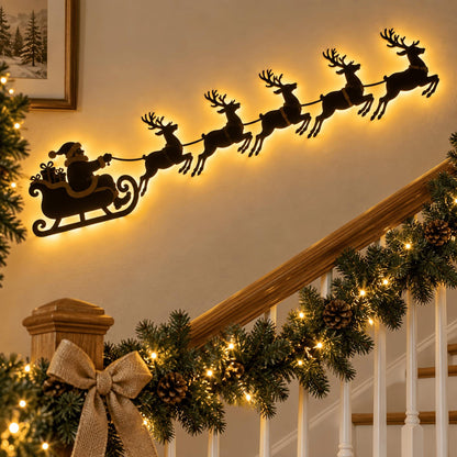 Glowing Christmas Wall Decor — 7 Holiday Styles + Remote Control