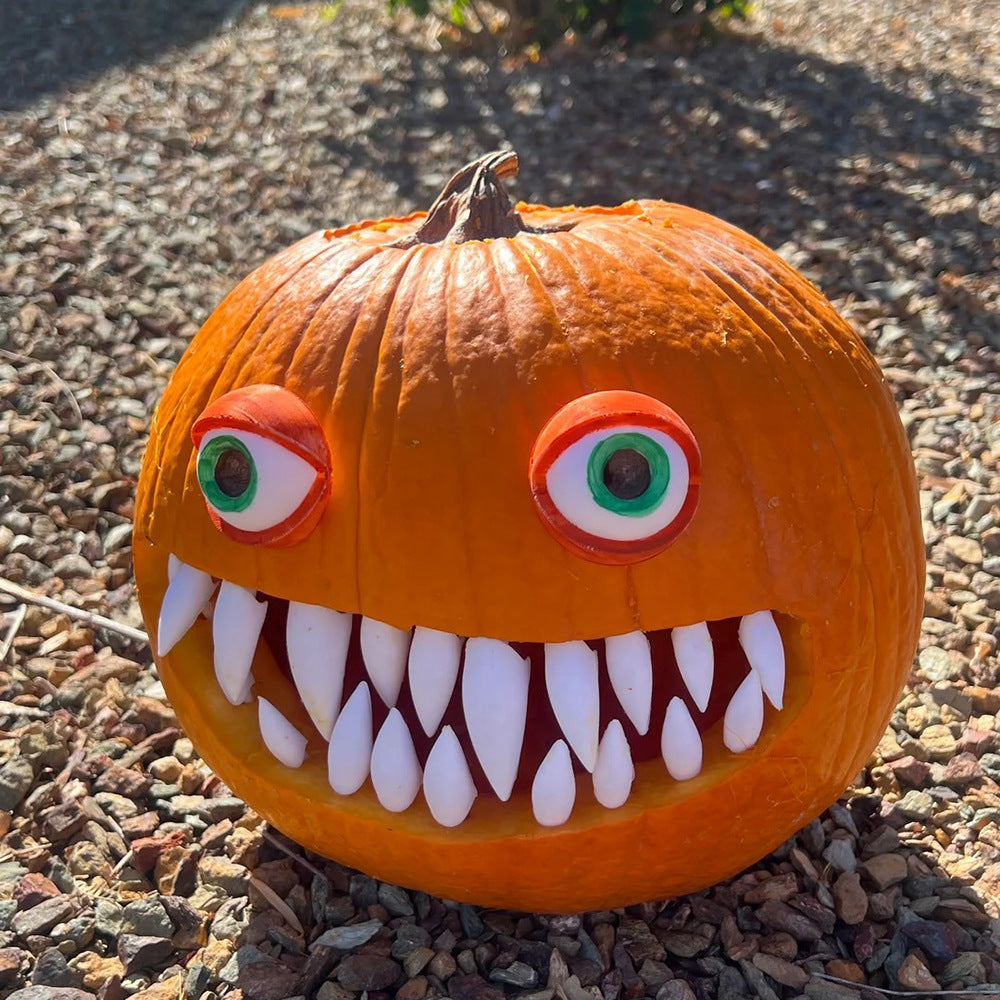 Pumpkin Fangs – Halloween Teeth Decoration