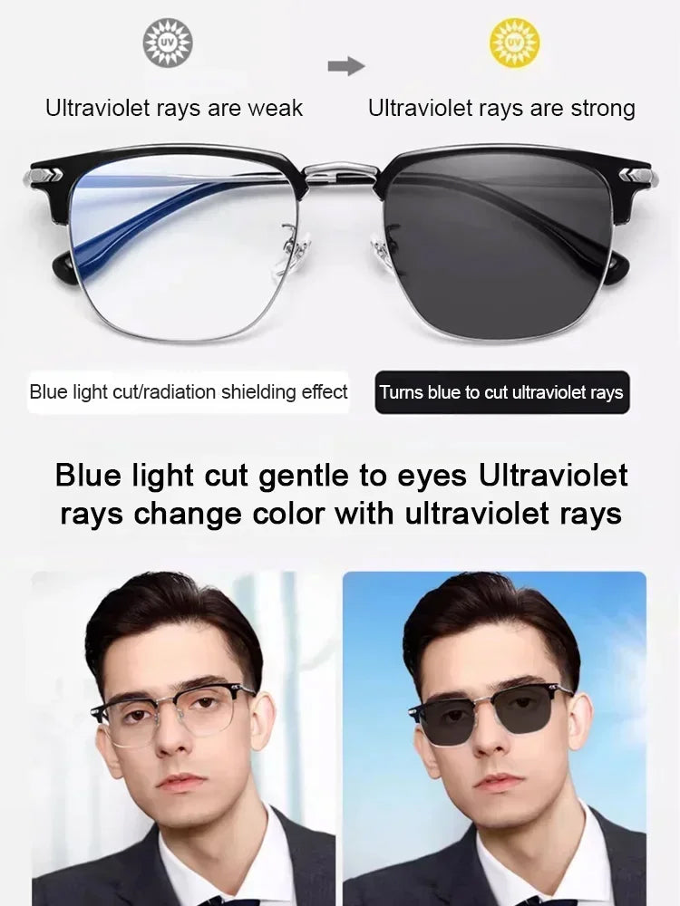 👓Best Selling 50% Off🔥Automatic zoom anti-blue light presbyopia glasses