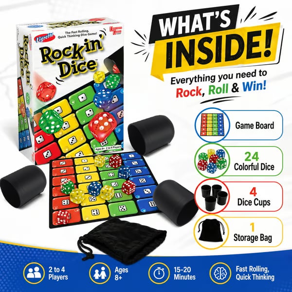 🔥🎲Ligretto Rocking Dice Game