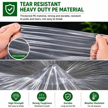 🔥LAST DAY 51% OFF - 🌧️ RainShield Pro™ Transparent Waterproof Tarp – Heavy-Duty Outdoor Cover with Secure Grommets