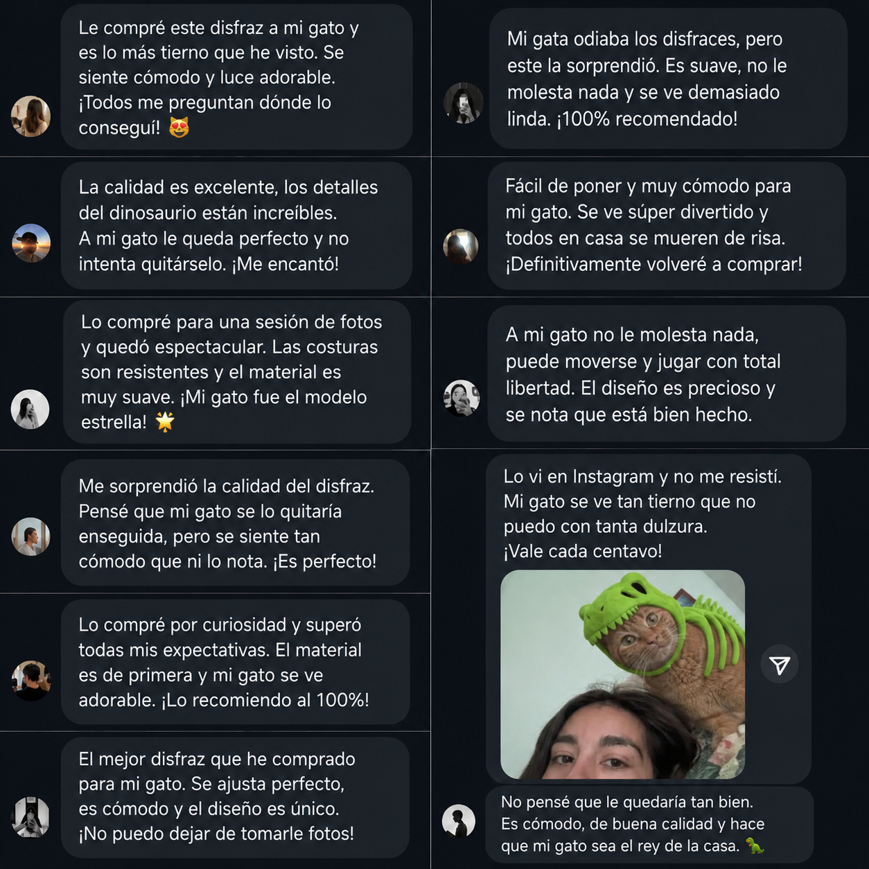 Disfraz Dinosaurio Para Gatos