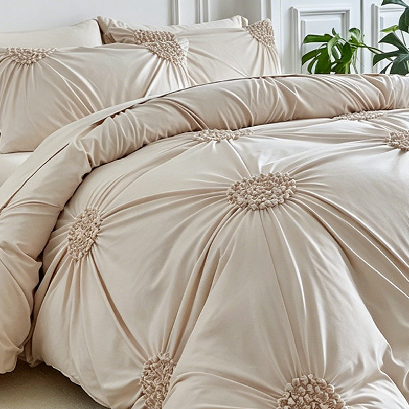 🏨 5-Star Hotel Look at Home– Elegant Pinch Pleat Duvet Cover🚚 Free Shipping