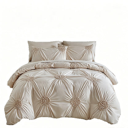 🏨 5-Star Hotel Look at Home– Elegant Pinch Pleat Duvet Cover🚚 Free Shipping