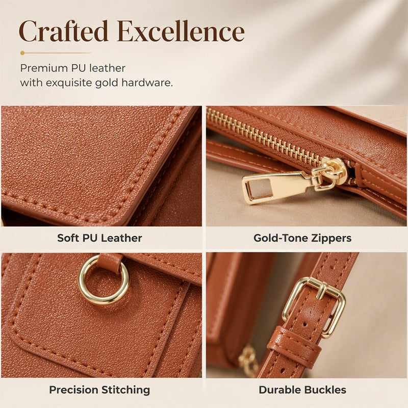 👜 Anti-Theft Touchscreen Crossbody Phone Bag