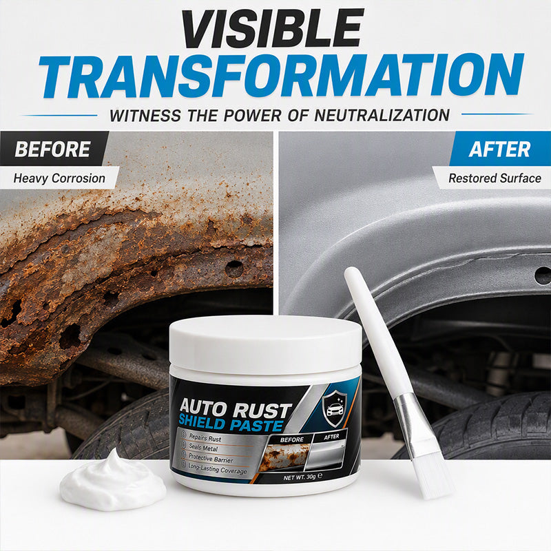 Car Metal Rust Repair Paste+Brush