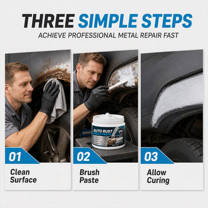 Car Metal Rust Repair Paste+Brush