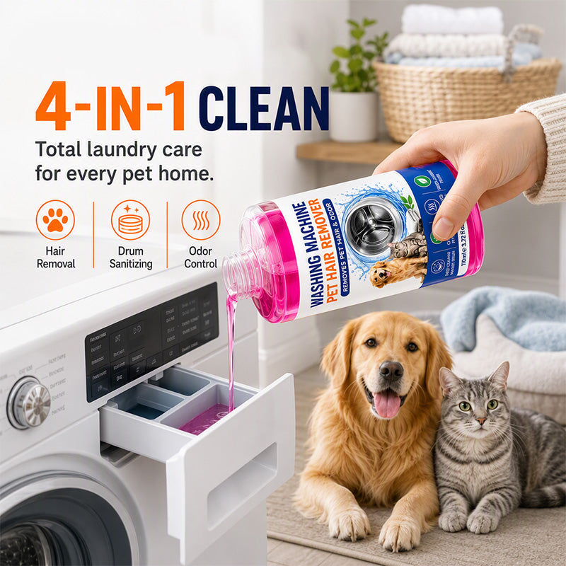 🐾 Washing Machine Cleaner | Pet-Hair Laundry Care